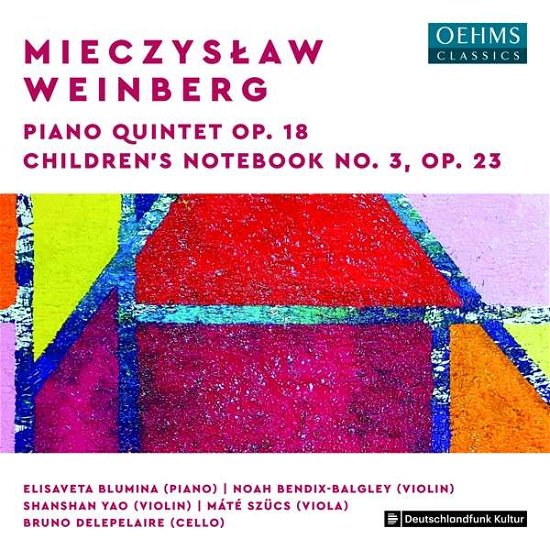 Cover for Blumina / Yao / Delepelaire · Mieczyslaw Weinberg: Piano Quintet Op. 18 / Childrens Notebook No. 3 / Op. 23 (CD) (2021)