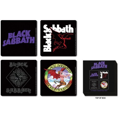 Cover for Black Sabbath · Black Sabbath: Classic Icons (Set 4 Sottobicchieri) (Legetøj) (2014)