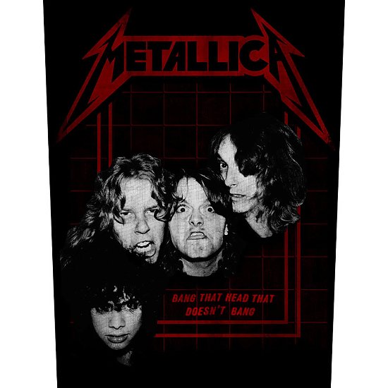 Metallica Back Patch: Bang That Head - Metallica - Produtos - PHD - 5055339782870 - 19 de agosto de 2019