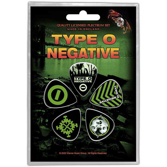 Cover for Type O Negative · Type O Negative Plectrum Pack: World Coming Down (MERCH)