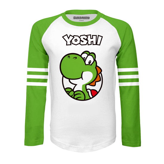 Cover for Nintendo: Super Mario · Yoshi Since 1990 White &amp; Green (T-Shirt Bambino Tg. 9-11 Anni) (N/A)