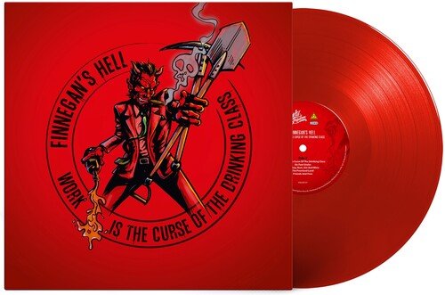 Cover for Finnegan´s Hell · Work is the Curse of the Drinking Class (LP) [Red Vinyl edition] (2020)