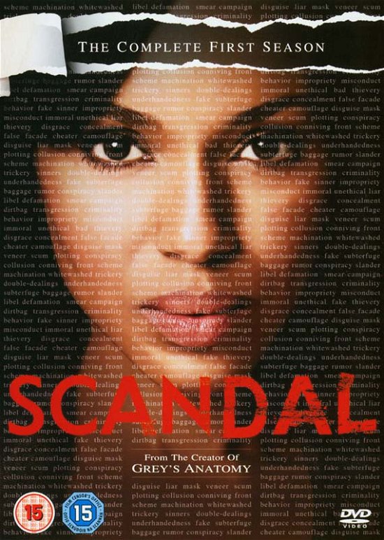 Cover for Scandal Season 1 (DVD) (2013)
