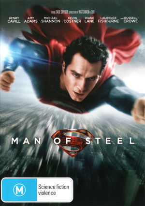 Cover for Cavill, Henry, Adams, Amy, Shannon, Michael, Crowe, Russell, Snyder, Zack · Man of Steel (DVD) (2013)