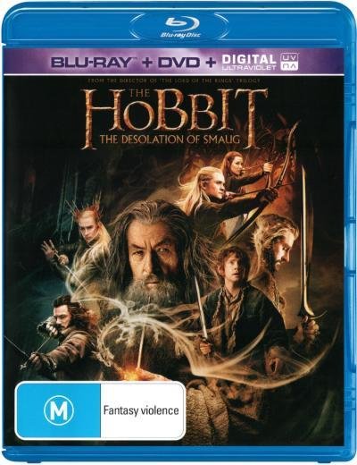 The Hobbit: The Desolation of Smaug (Blu-ray / DVD / UV) - The Hobbit - Film - WARNER - 9325336189870 - 16. april 2014