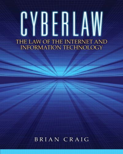 Cover for Brian Craig · Cyberlaw (Paperback Bog) (2012)