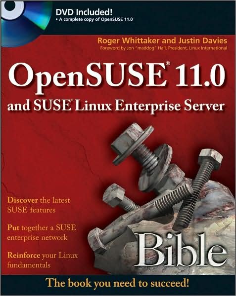 Cover for Roger Whittaker · OpenSUSE 11.0 and SUSE Linux Enterprise Server Bible - Bible (Paperback Book) (2008)