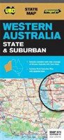 Cover for UBD Gregory's · Western Australia State &amp; Suburban Map 670 15th ed - State Map (Map) [Fifteenth Edition, New edition]