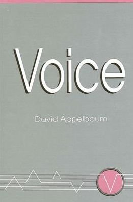 Cover for David Appelbaum · Voice (Bok) (1990)