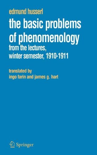 Cover for Edmund Husserl · The Basic Problems of Phenomenology: From the Lectures, Winter Semester, 1910-1911 - Husserliana: Edmund Husserl - Collected Works (Innbunden bok) [2006 edition] (2006)