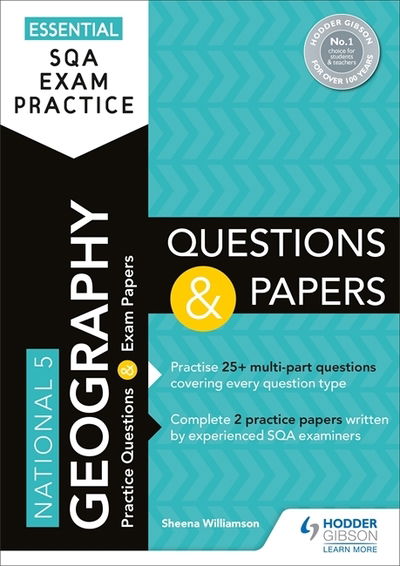 Cover for Sheena Williamson · Essential SQA Exam Practice: National 5 Geography Questions and Papers: From the publisher of How to Pass (Paperback Book) (2019)