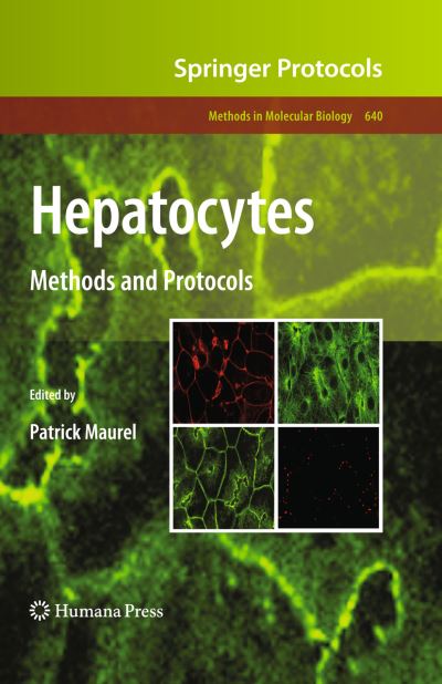 Cover for Patrick Maurel · Hepatocytes: Methods and Protocols - Methods in Molecular Biology (Hardcover Book) (2010)