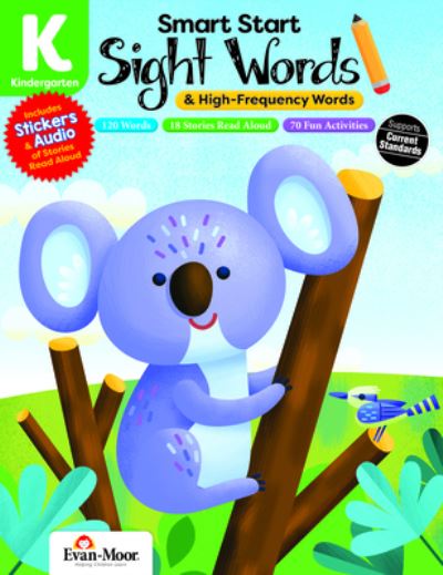 Cover for Evan-Moor Educational Publishers · Smart Start: Sight Words, Grade K (Paperback Book) (2020)