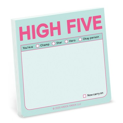 Cover for Knock Knock · Knock Knock High Five Sticky Notes (Print) [Pastel edition] (2020)