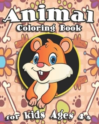 Cover for Nooga Publish · Animal Coloring Book For Kids Ages 4-8 (Pocketbok) (2019)