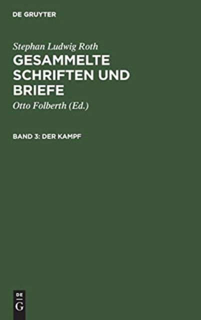 Cover for No Contributor · Der Kampf (Hardcover Book) (1970)