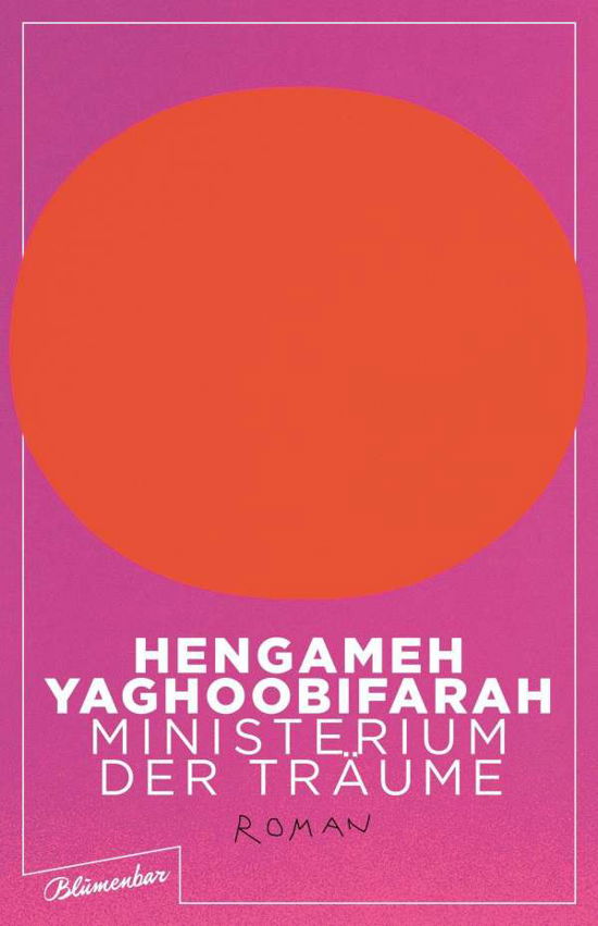 Cover for Yaghoobifarah · Ministerium der Träume (Book)
