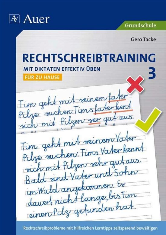 Cover for Tacke · Rechtschreibtraining.3 Zu Hause (Bog)