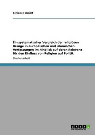 Cover for Siegert · Ein systematischer Vergleich de (Book) [German edition] (2013)