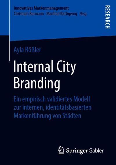 Cover for Rößler · Internal City Branding (Book) [1. Aufl. 2019 edition] (2019)