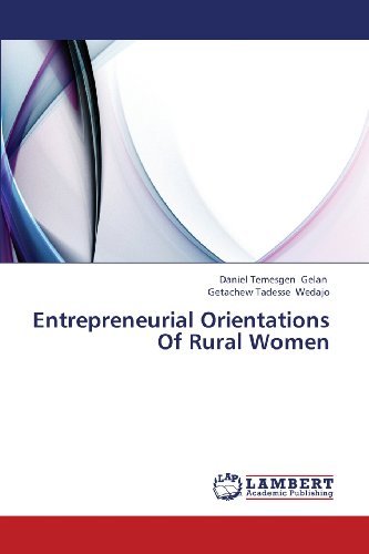 Cover for Getachew Tadesse Wedajo · Entrepreneurial Orientations of Rural Women (Paperback Book) (2013)