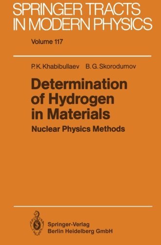 Cover for Pulat K. Khabibullaev · Determination of Hydrogen in Materials: Nuclear Physics Methods - Springer Tracts in Modern Physics (Pocketbok) [Softcover reprint of the original 1st ed. 1989 edition] (2013)