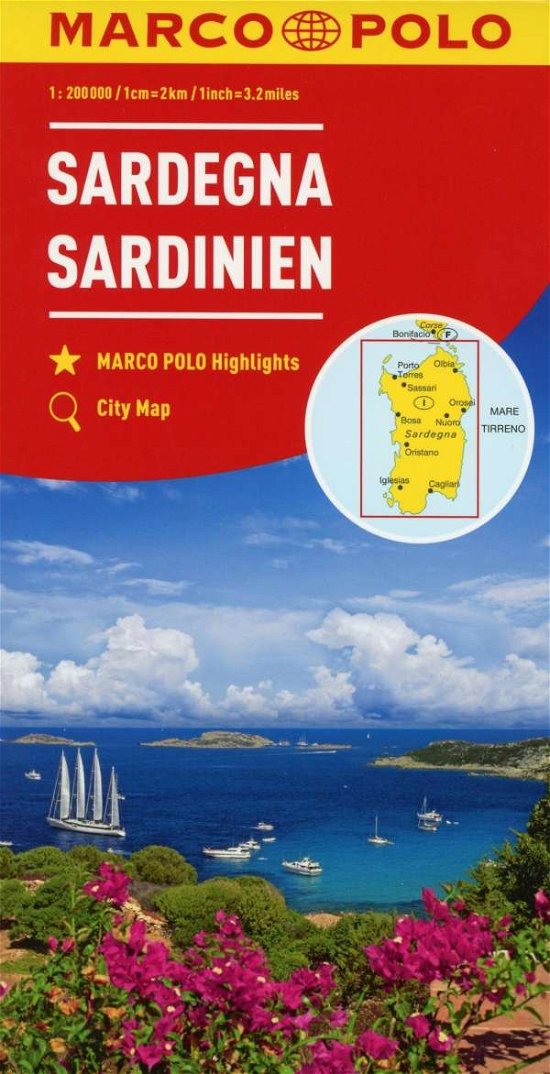 Cover for Marco Polo · Sardinia Marco Polo Map (Map) (2022)