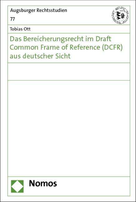 Cover for Ott · Das Bereicherungsrecht im Draft Com (Book)