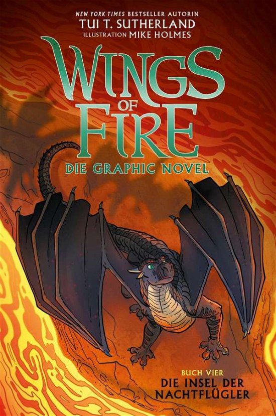 Cover for Tui T. Sutherland · Wings of Fire Graphic Novel #4: Die Insel der Nach (Buch) (2023)