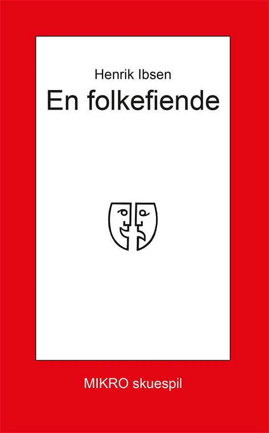 Cover for Henrik Ibsen · Mikro skuespil: En folkefiende (Hæftet bog) (2014)