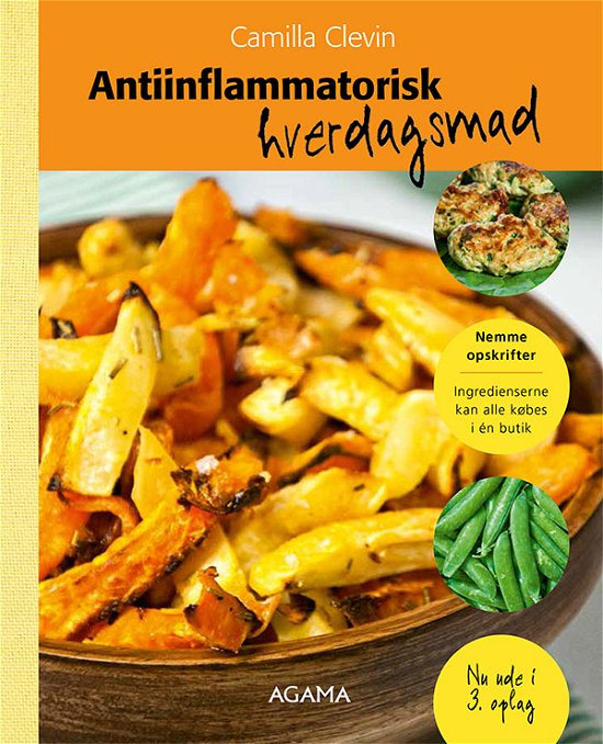 Cover for Camilla Clevin · Antiinflammatorisk hverdagsmad (Gebundenes Buch) [3. Ausgabe] (2020)