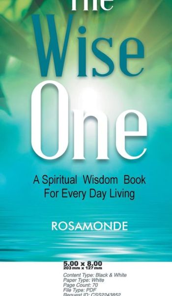 Cover for Rosamonde Johnson · The Wise One (Paperback Book) (2017)