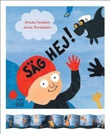 Cover for Annika Sandelin · Säg hej! (Board book) (2017)