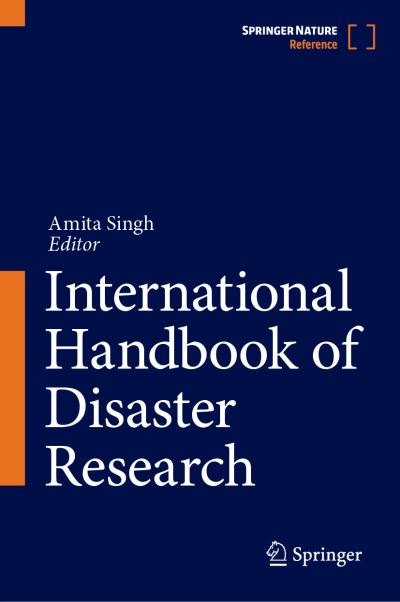 Cover for Amita Singh · International Handbook of Disaster Research (Hardcover Book) [2023 edition] (2023)