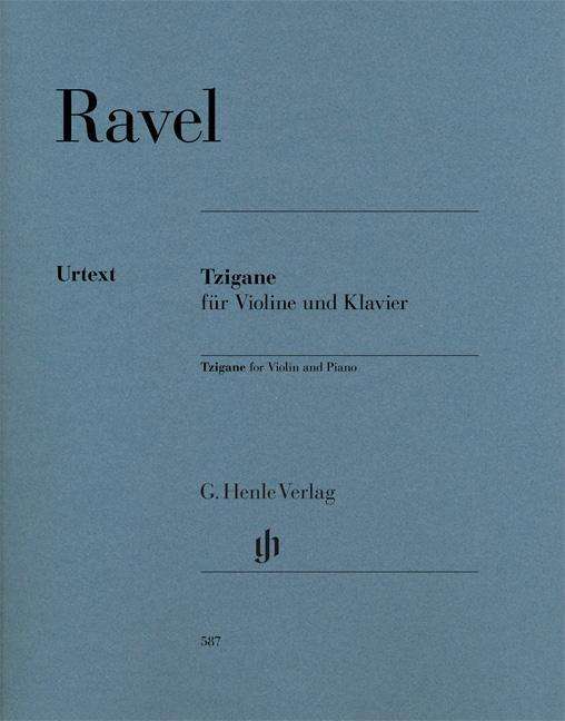 Tzigane für Violine und Klavier - Ravel - Kirjat - SCHOTT & CO - 9790201805870 - perjantai 6. huhtikuuta 2018