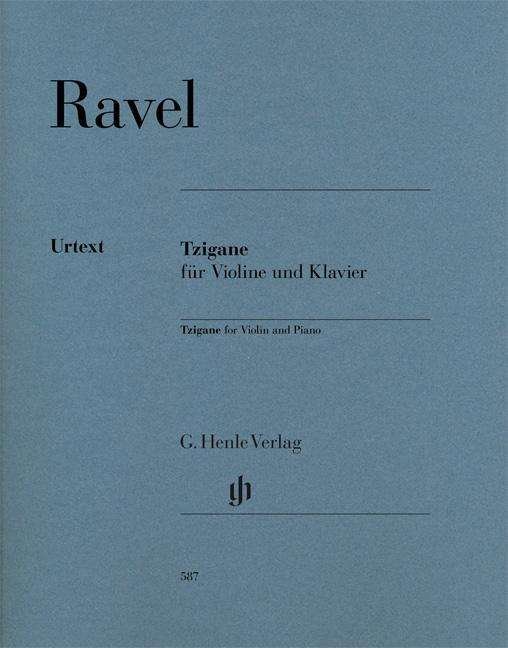 Cover for Ravel · Tzigane für Violine und Klavier (Bog) (2018)