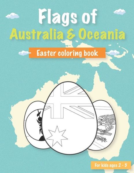 Cover for Bambino Books of Fun · Flags of Australia: Easter flags coloring book for kids ages 2-5 - Easter Flags - Coloring Book (Paperback Book) (2022)