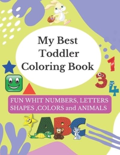 Cover for Jhann Michel · My Best Toddler Coloring Book (Paperback Book) (2020)