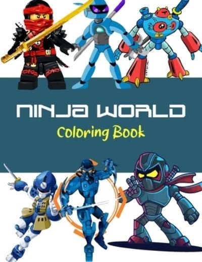 Cover for Fletcher Huel · Ninja World Coloring Book (Paperback Bog) (2021)