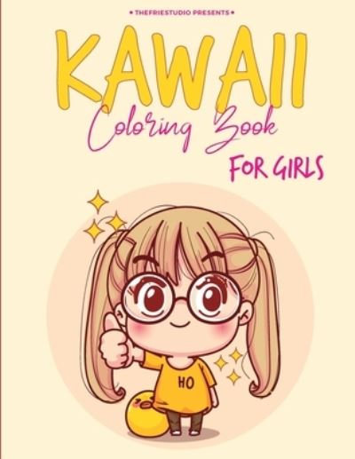 Cover for Studio Hiba · KAWAII Girls Coloring Book For GIRLS (Taschenbuch) (2021)