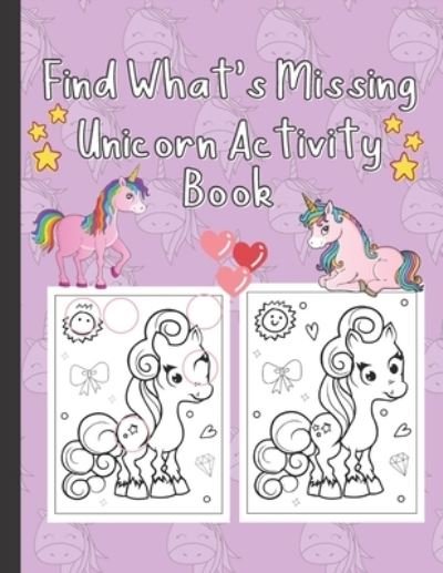 Cover for Nita Salvatierra · Find What's Missing Unicorn Activity Book (Pocketbok) (2021)