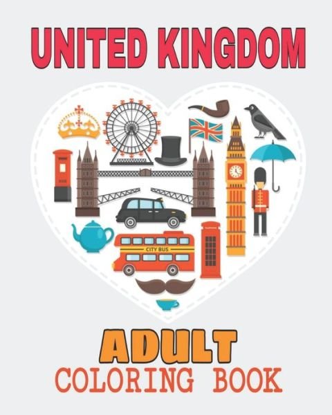 Cover for British Library · Adult Coloring Book United Kingdom (Pocketbok) (2021)