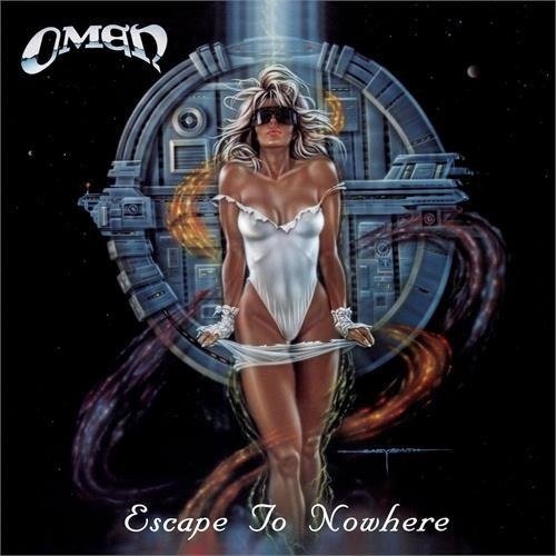 Cover for Omen · Escape to Nowhere (Light Steel Blue Marbled Vinyl) (LP) (2024)
