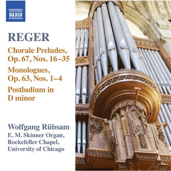 Regerorgan Works Vol 15 - Wolfgang Rubsam - Muziek - NAXOS - 0747313290871 - 28 april 2014