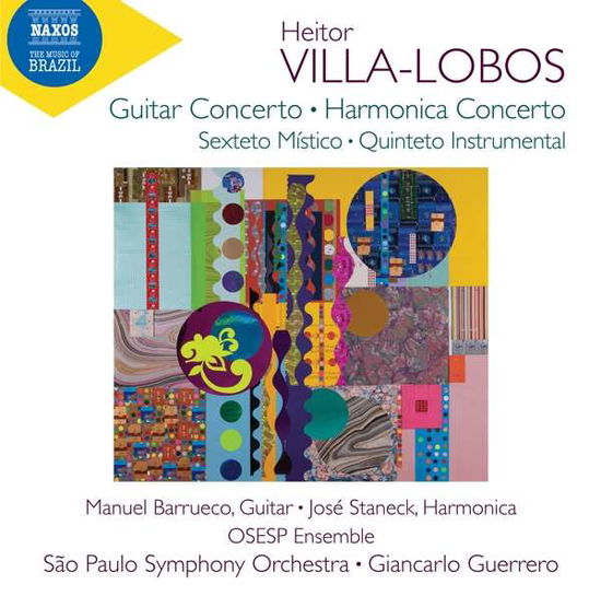 Guitar Concerto / Harmonica Concerto - H. Villa-Lobos - Musiikki - NAXOS - 0747313401871 - perjantai 1. marraskuuta 2019