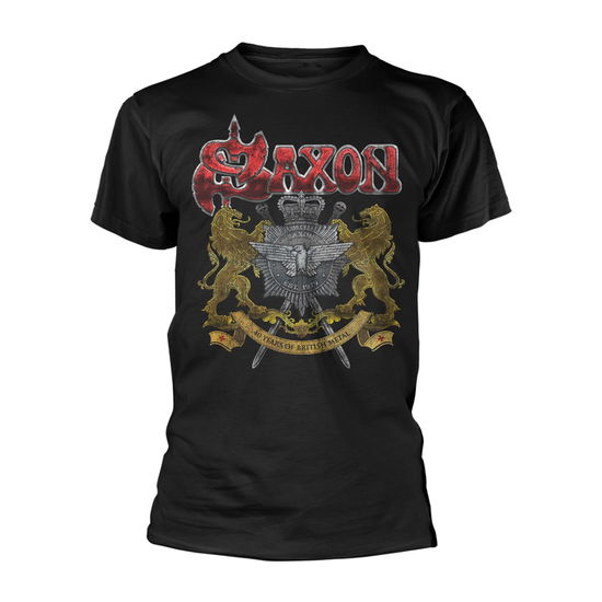 Cover for Saxon · 40 Years (TØJ) [size S] [Black edition] (2019)