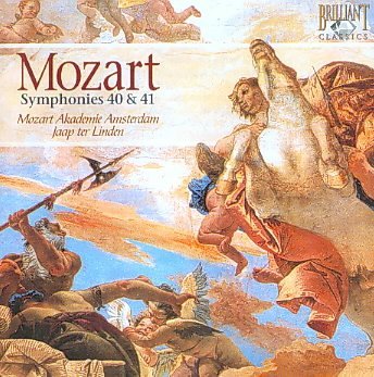 Cover for Mozart / Mozart Akademie Amsterdam / Linden · Symphonies 40 &amp; 41 (CD) (2009)