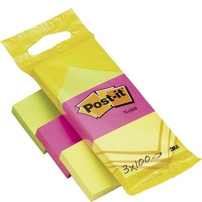 Cover for 3m · Post-it 6812 Neon Notes, 51x38mm, 100 Sheets, 3-pa (Merchandise) (MERCH)