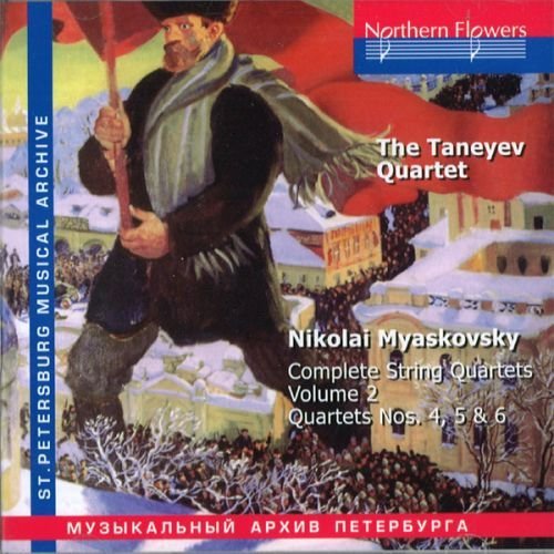Cover for The Taneyev Quartet · String Quartet 4 + 5 + 6 Northern Flowers Klassisk (CD) (2010)