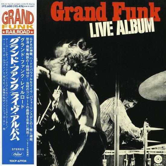 Cover for Grand Funk Railroad · Live Album (Jpn) (Jmlp) (CD) [Remastered edition] (2008)